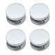 4 Pcs Glass Shelf Bracket Adjustable Brackets Mirror Holders for Walls Mirrors Metal Shelves Shelving Clips Floating Clamps