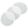 3pcs Mixing Bowl Plastic Cover Egg Mixing Bowl Anti Overflow Lid Dough Kneading Bowl Lid