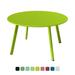 Grand Patio Round Steel Coffee Table Weather Resistant Outdoor Large Side Table Green