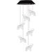 OWSOO Outdoor lamp LED Decorative Solar Decorative Solar Wind Solar LED Decorative Chime Landscape Outdoor Landscape Outdoor Waterproof Wind Chime Landscape