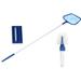 1 Set Swimming Pool Cleaning Leaf Skimmer Net and Cleaning Brush for Pools