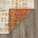 Alise Rugs Alfresco Nautical & Coastal Border Reversible Indoor/Outdoor Area Rug 2 8 x 7 3 - Orange/Cream