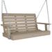 Bahia Verde Outdoor Riverside Porch Swing 4ft Cabana Tan