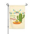 Cinco De Mayo Garden Flag Polyester Flags 12 x 18 Inches Party Wedding Festival Birthday Home Decoration Patriotic Sports Events Parades