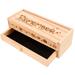 School Pencil Boxes Students Wooden Pencil Boxes Double Layers Pen Ruler Container