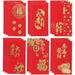 30 Pcs Long Red Envelope Bag New Year Packets Spring Festival Money Envelopes Card Wallets Chinese Supplies