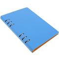 School Notebook Notebooks for School A5 Binder Diary Leather Notepad Office Business Loose-leaf Notebook Sky Blue Notebook Loose Leaf Pu Paper Travel