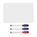 6PCS Magnetic Dry Erase Whiteboard Sheet with 3PCS Markers A4 Flexible Refrigerator Magnet Whiteboard Notepad Reminder Stickers for Home Kitchen Memo Grocery List