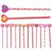 18 Pcs Valentine s Day Pencil Christmas Pencils Writing Supply Multi-function School Daily Fountain Gifts Baby