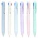 Multicolor Ballpoint Pen 0.5 4-in-1 Colored Pens Fine Point Ballpoint Gift Pens for Planner Journaling Assorted Ink 6-Count