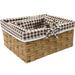 3 Pcs Storage Basket Woven Desktop Organizer Baskets Bins Rattan Kitchen for House Warming Present