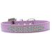 Two Row AB Crystal Size 12 Lavender Dog Collar