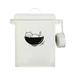 Detergent Dispenser Cereal Container Cat Food Pet Food Dispenser Sealed Pet Food Holder Pet Supplies Pet Food Bucket Pet Food Storage Bucket Storage Tank Pet White Wrought Iron