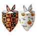 2 Pcs Bibs Pet Clothing Halloween Costume for Dogs Bandana for Dogs Dog Costume Halloween Dog Triangle Scarf Pet Triangle Towel Single Layer Pet Polyester