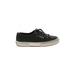 Superga Sneakers: Black Solid Shoes - Women's Size 38 - Round Toe