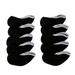 10 PCS Iron Head Covers Club Covers Neoprene Club Headcovers Iron Putter Headcover Putter Head Protector Set (Black and Blue)