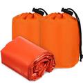 2 Pcs Sleeping Bag Outdoor Bags Emergency Sack Camping Tent Survival Shelter for Individual