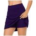 Summer Dress Women S Active Performance Skort Lightweight Skirt For Running Tennis Golf Sport Skorts Skirts For Women Purple