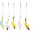 5 Pcs Luminous Night Glow Baits Fishing Tackle Small Minnow Lure Lures Artificial