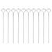 10 Pcs Tents Tent for Camping Durable Tent Stakes Ground Nail Round Camping Steel