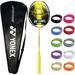 Yonex NanoFlare 1000 Tour Badminton Racquet Yellow 4UG5 Choice of String & Tension AEROBITE - White RED 28