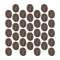 100 Pcs Resin Coffee Beans Models Simulation Coffee Bean Mini Toys Mini Coffee Bean Decor