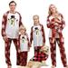 Odeerbi Matching Family Christmas Pajamas Sets Baby Romper Milk Fiber Jumpsuits Matching Jammies for Family Baby Set Xmas Red Plaid Top and Long Pants Sleepwear Sets Loungewear for Baby