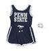 Girls Toddler Colosseum Navy Penn State Nittany Lions Scoops Ahoy Floral Romper & Scrunchie Set