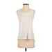 C9 By Champion Active Tank Top: White Activewear - Women's Size X-Small
