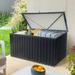Outdoor Deck Box,Waterproof Lockable Metal Storage Container for Patio Cushions Gardening Tools and Pool Toys