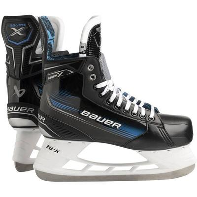 BAUER Herren Eishockeyschuhe Schlittschuh X - Sr., Größe 44 in schwarz-blau