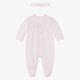 Emile Et Rose Girls Pink Babygrow & Headband Set