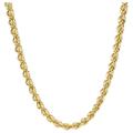 Goldkette LUIGI MERANO "Kordelkette, hohl, Gold 585" Halsketten Gr. 60 cm, Gelbgold 585, goldfarben (gold) Damen Goldketten