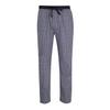 Pyjamahose TOM TAILOR "Dakota", Herren, Gr. 48 (S), N-Gr, blau (blau, mittel, karo), Popeline, Obermaterial: 100% Baumwolle, kariert, casual, Basic lang, Hosen, Bindeband, Seitentaschen, locker, bequem, atmungsaktiv