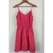J. Crew Dresses | J. Crew Linen Spaghetti Strap Dress - Size Xs | Color: Pink | Size: Xs