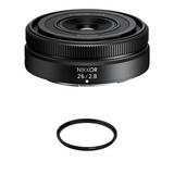 Nikon NIKKOR Z 26mm f/2.8 Lens with 52mm Filter Kit 20116