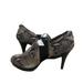 Coach Shoes | Coach & Four Snakeskin Print Tadd Heeled Ankle Booties | Color: Black/Gray | Size: 6