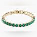 J. Crew Jewelry | Jcrew Tennis Bracelet Nwt Deep Emerald | Color: Green | Size: 6 1/2”