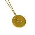 Anthropologie Jewelry | New Anthropologie Virgo Tai Zodiac Constellation Pendant Necklace | Color: Gold | Size: Os