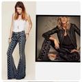 Free People Jeans | F R E E P E O P L E Bali High Flare Jeans | Color: Blue | Size: 25