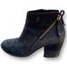 Anthropologie Shoes | Blondo Black Suede Nivada Waterproof High Heel Boots Sz 6.5 | Color: Black | Size: 6.5