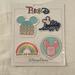 Disney Accessories | Disney Patched Iron-On Patches | Color: Blue/Pink | Size: Os