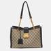 Gucci Bags | Gucci Beige/Black Gg Supreme Canvas And Leather Medium Padlock Tote | Color: Black | Size: Os