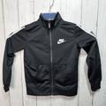 Nike Jackets & Coats | Nike Boy's Kids Size 4-5 Yrs Black Full Zip Track Jacket Long Sleeve With Logo. | Color: Black/White | Size: 4-5yrs