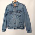 Levi's Jackets & Coats | Levi Strauss Mens Small Denim Jean Jacket Blue Light Wash Trucker Button Cassic | Color: Blue | Size: S