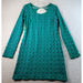 Free People Dresses | Free People Shift Dress Women Size Medium Green Lace 100% Polyester Back Keyhole | Color: Green | Size: M