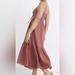Madewell Dresses | New Madewell Ruched Keyhole Tiered Midi Dress!!! | Color: Pink | Size: 2