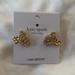 Kate Spade Jewelry | Kate Spade Precious Pansy Stud Earrings | Color: Gold | Size: Os