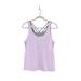 Athleta Tops | Athleta Tank Top Sports Bra Criss Cross Active Athleisure Lt Purple Gray Sz Xs | Color: Gray/Purple | Size: Xs