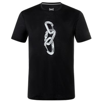 super.natural - Carabineri Tee - Merinoshirt Gr 54 - XL schwarz Image